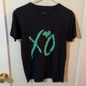 The Weeknd Turquoise XO Starboy 2017 World Tour Phase One T-Shirt